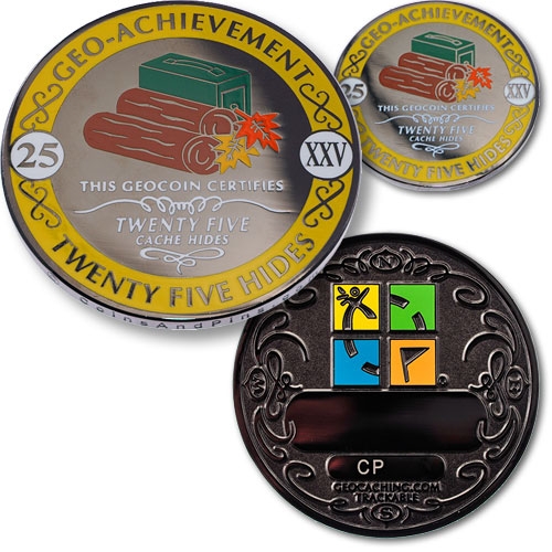 25 Hides Geo-Achievement Coin