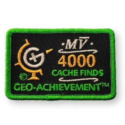 4000 Finds Geo-Achievement Patch