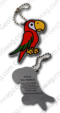 Polly the Parrot Travel Tag