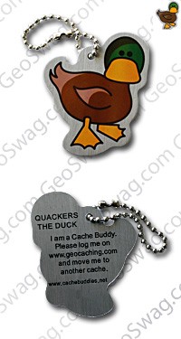 Quackers the Duck Travel Tag