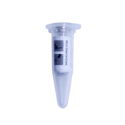 Magnetic Nano Tube Geocache Container - Clear